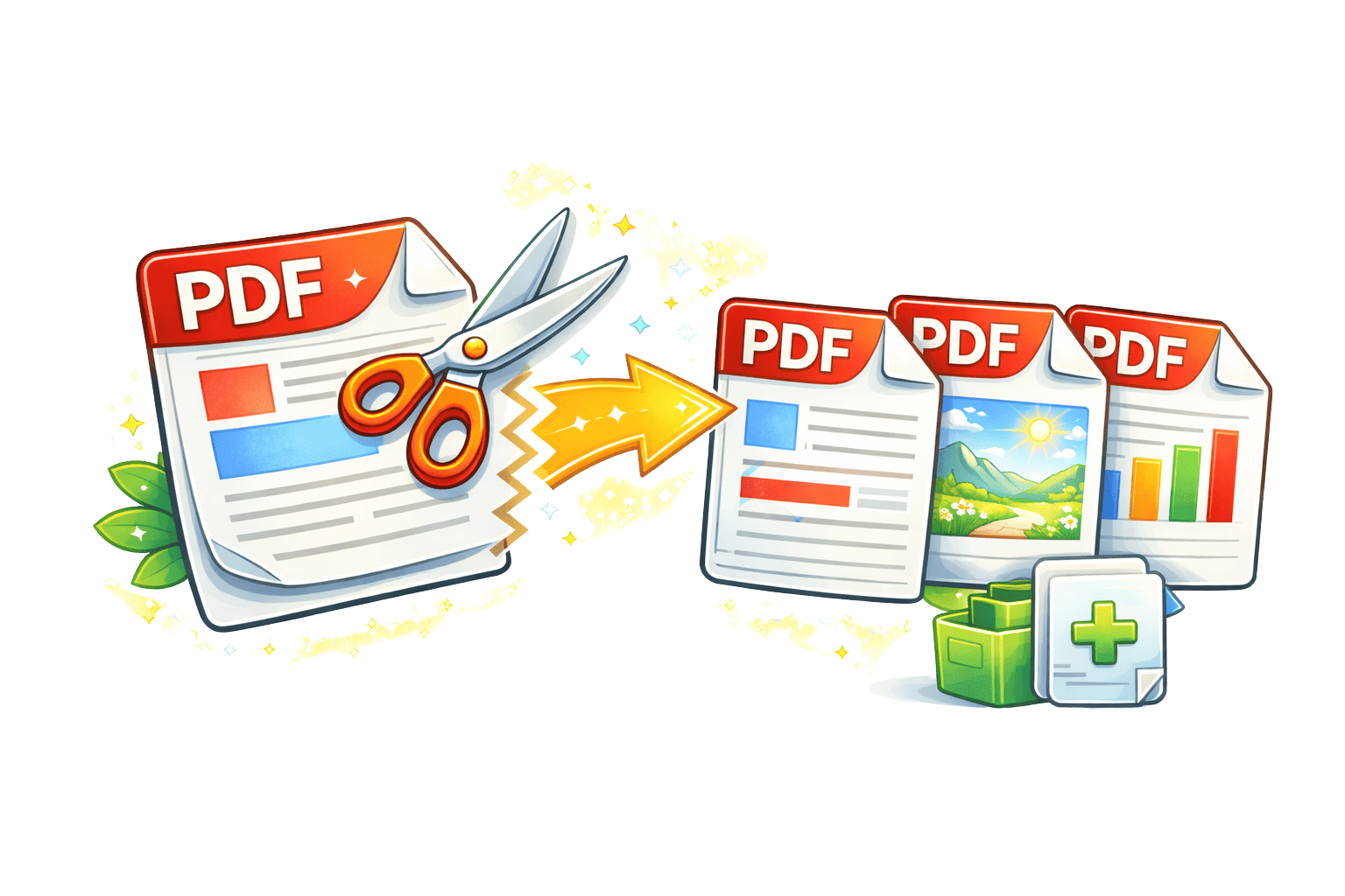 dividere pdf in piu file tool